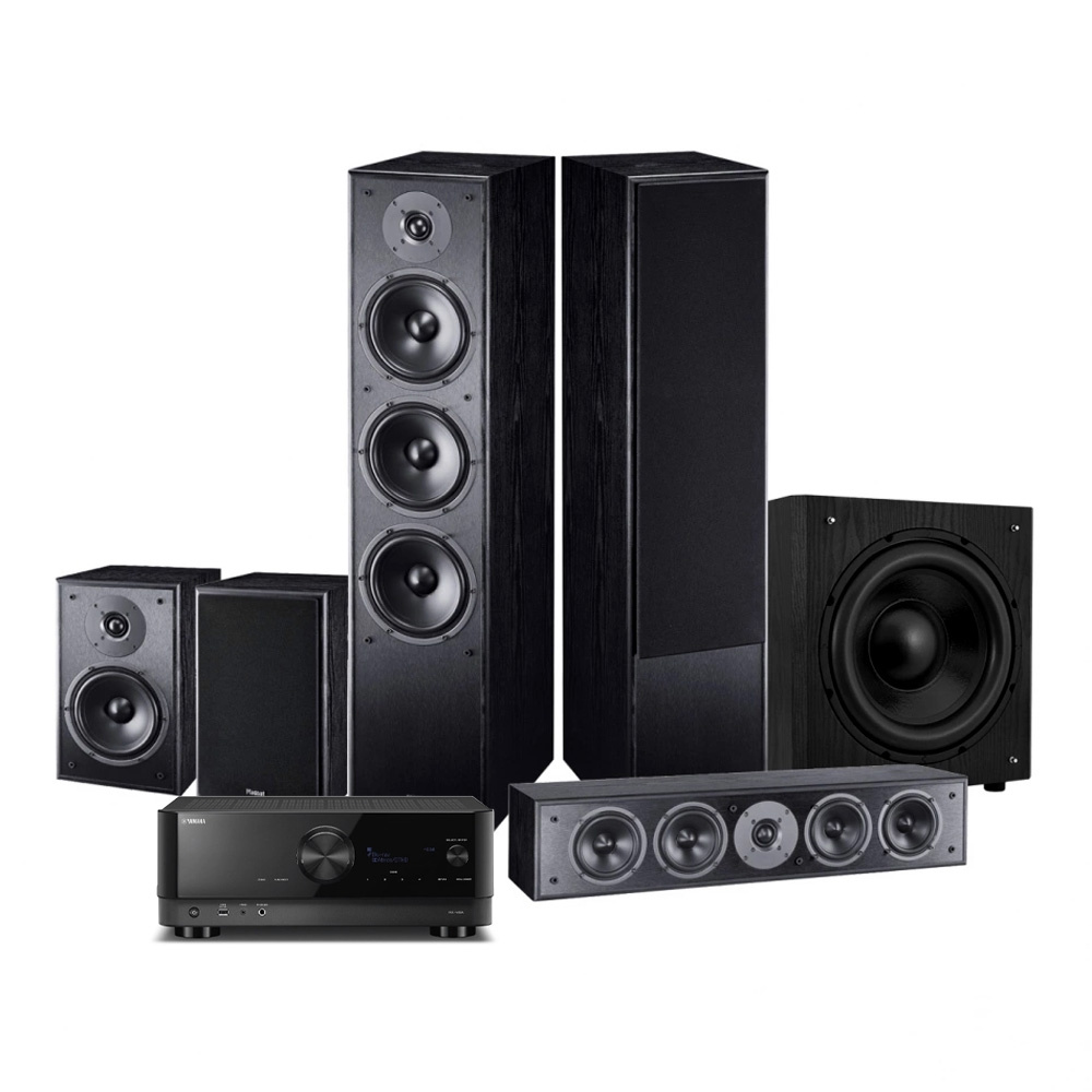 Magnat Monitor 5.1 hemmabiopaket med Yamaha RX-V6A