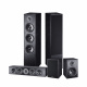 Magnat Monitor S70 5.0 högtalarpaket, svart Högtalarpaket i svart med golvhögtalare, center och surroundhögtalare.
