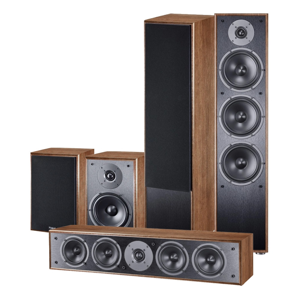 Magnat Monitor S70 högtalarpaket 5.0 i valnöt