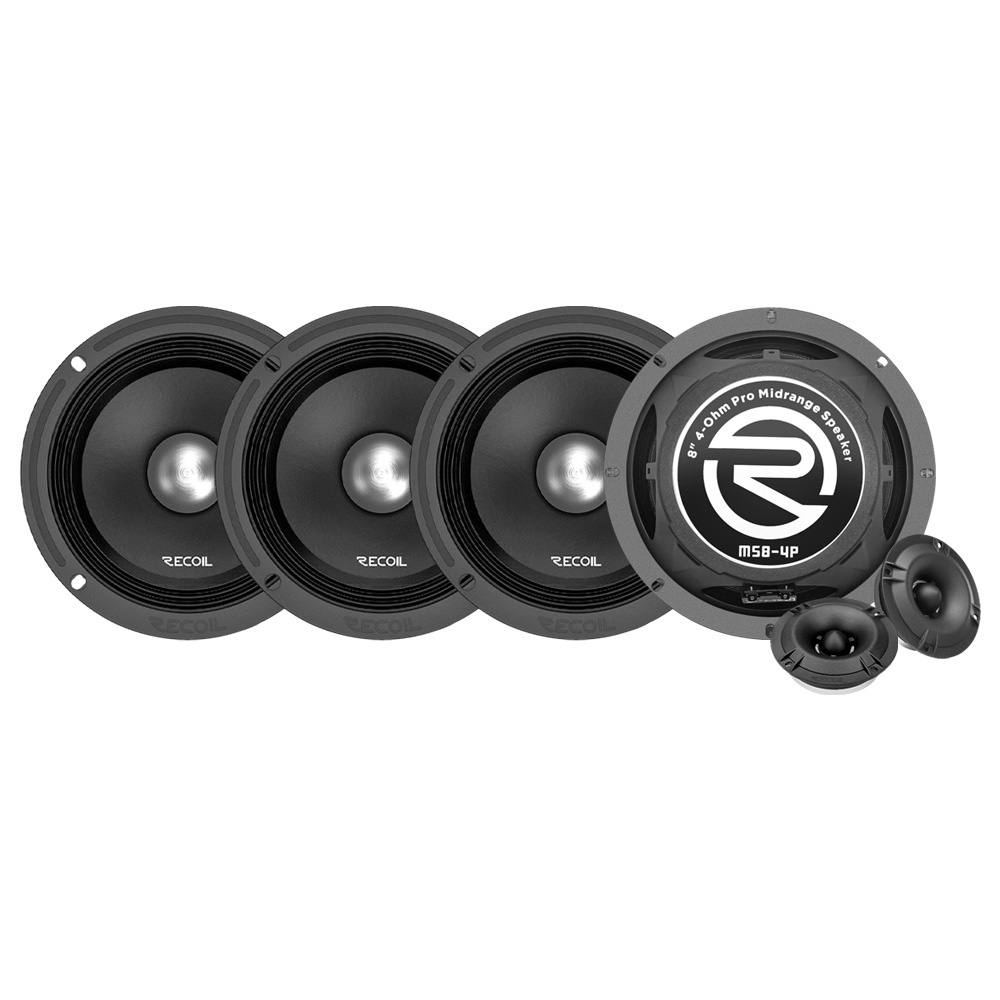 4-pack Recoil MS8-4P med RLT250, SPL-paket