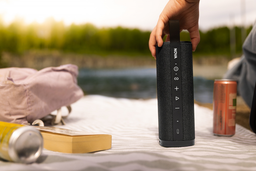 2-pack Arcsound NOVA Bluetooth-högtalare, svart