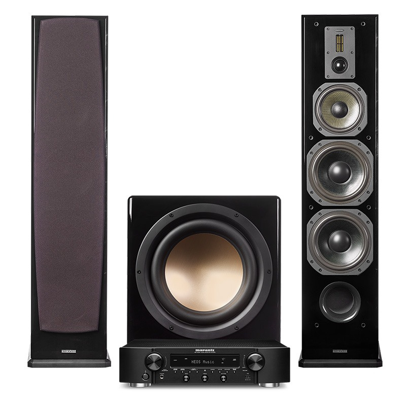 Marantz NR1200 & Dynavoice Definition DF-8 Hembiopaket 2.1