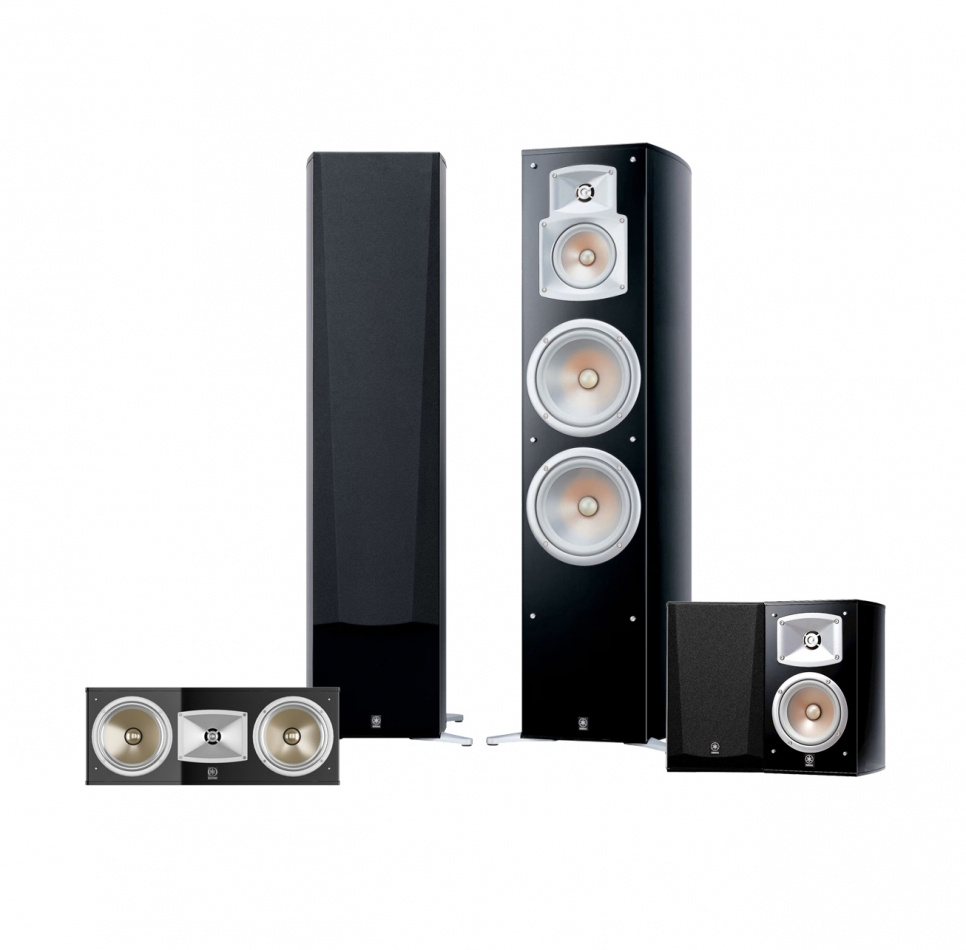 Yamaha NS-777 med center och surroundhögtalare, 5.0 högtalarpaket