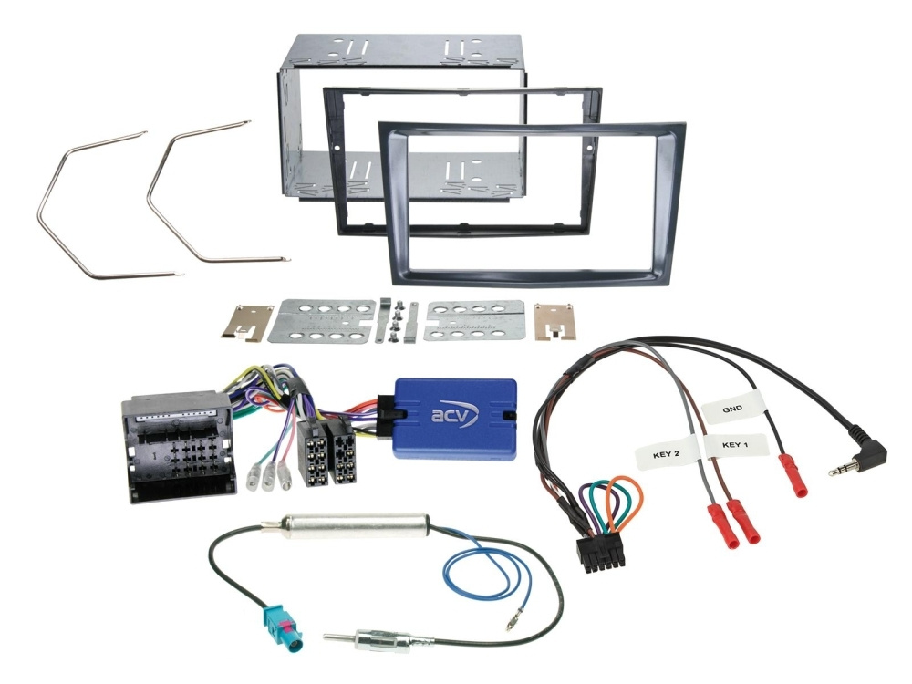 JVC KW-M695DBW bilstereopaket till Opel 2005-