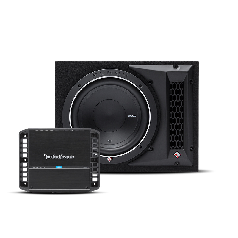 Rockford Fosgate P1-1X10 med Rockford P300X1