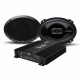Rockford Fosgate Punch 6x9tum & Bass Habit PP 70.2 (gen.2), högtalarpaket Högtalarpaket med 6x9-tumsljudsystem och förstärkare.