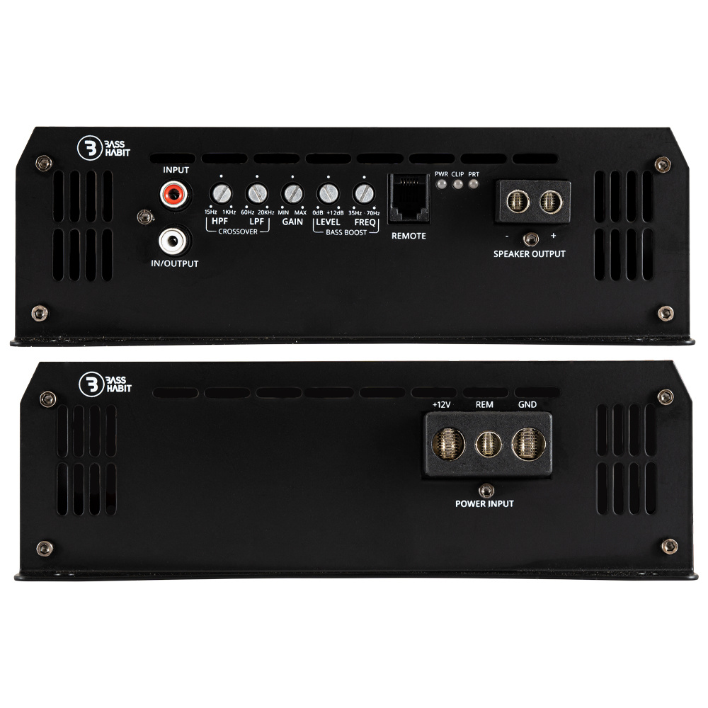 2-pack Bass Habit P380 i baslåda & SPL ELITE 1200.1DF, baspaket