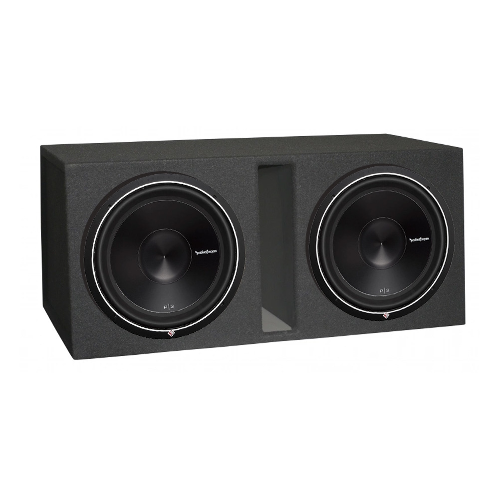2-pack Rockford Fosgate Punch P3D4-15 i portad låda