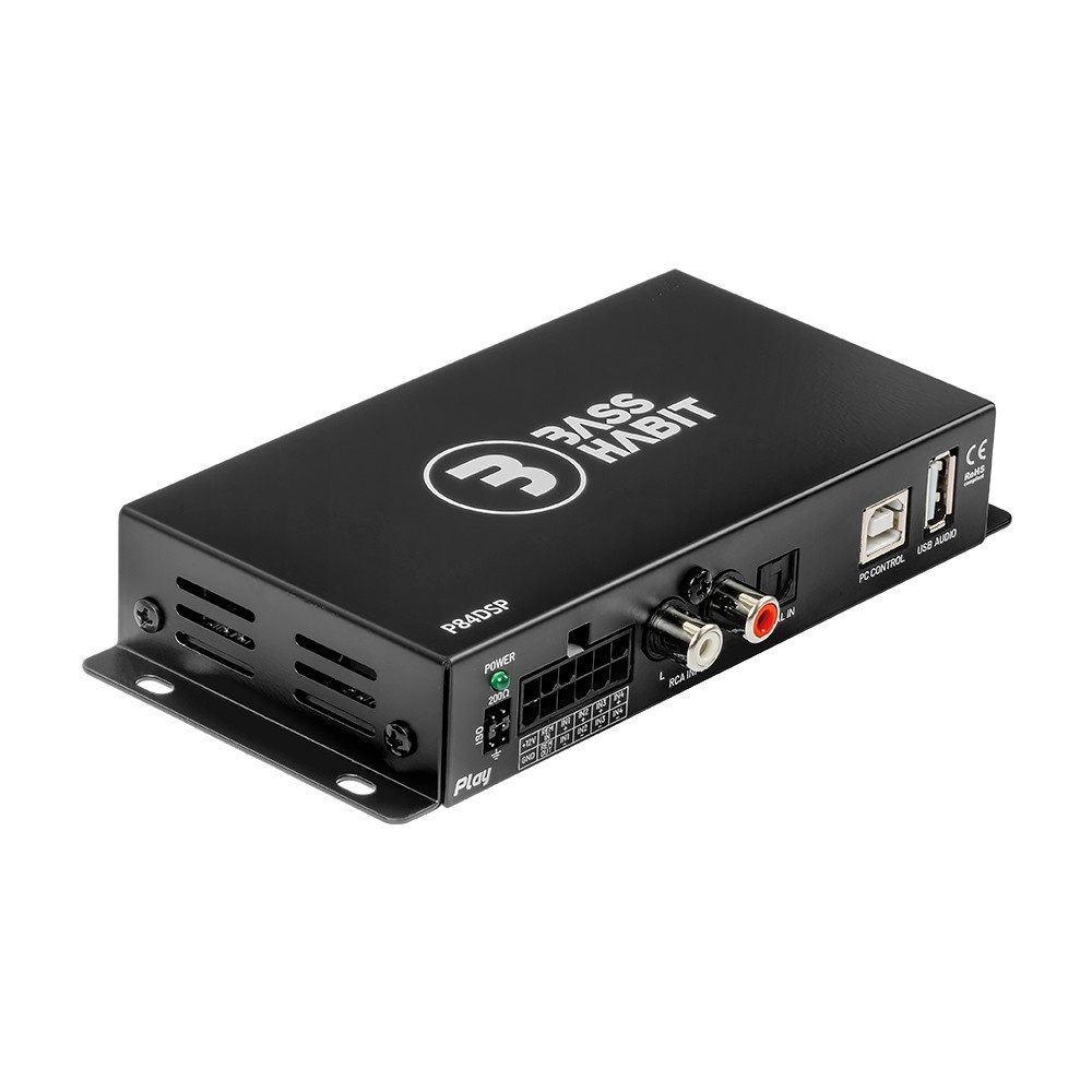 Bass Habit P84DSP, 8-kanalig ljudprocessor/DSP till Volvo 2007-2016 (High Performance)