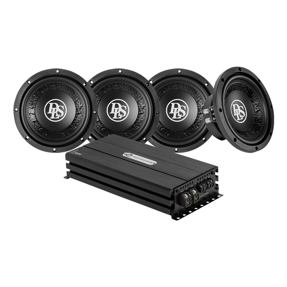 4-pack DLS PE8.D2 med PE1.1000, 4x8 tums baspaket