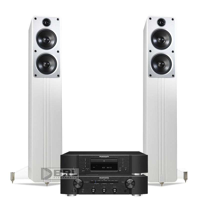 Marantz PM6006 & CD6006 med Q Acoustics Concept 40 - Vit