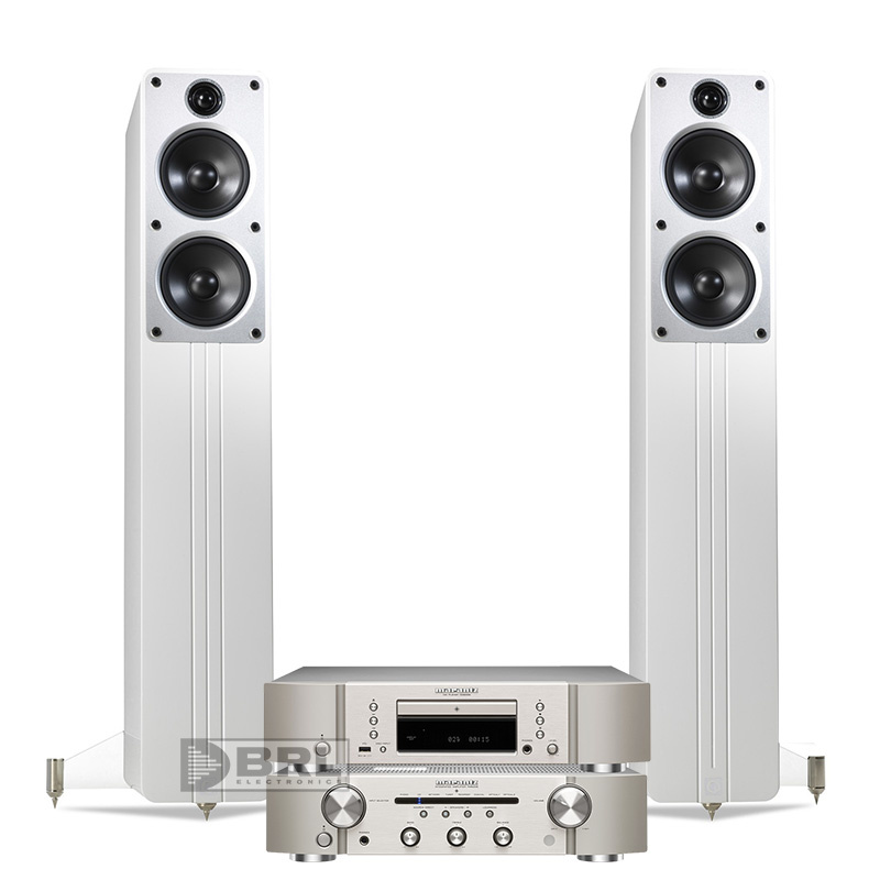 Marantz PM6006 & CD6006 med Q Acoustics Concept 40 - Vit