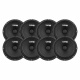 8-pack DS18 PRO-GM8.4, 8 tums midbas Åtta 8-tums midbas högtalare med svart front och märke DS18.