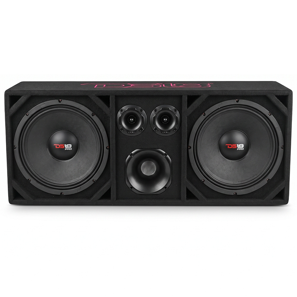 DS18 PRO-X12.4M i VOC12PRO, SPL-låda med diskanter och driver
