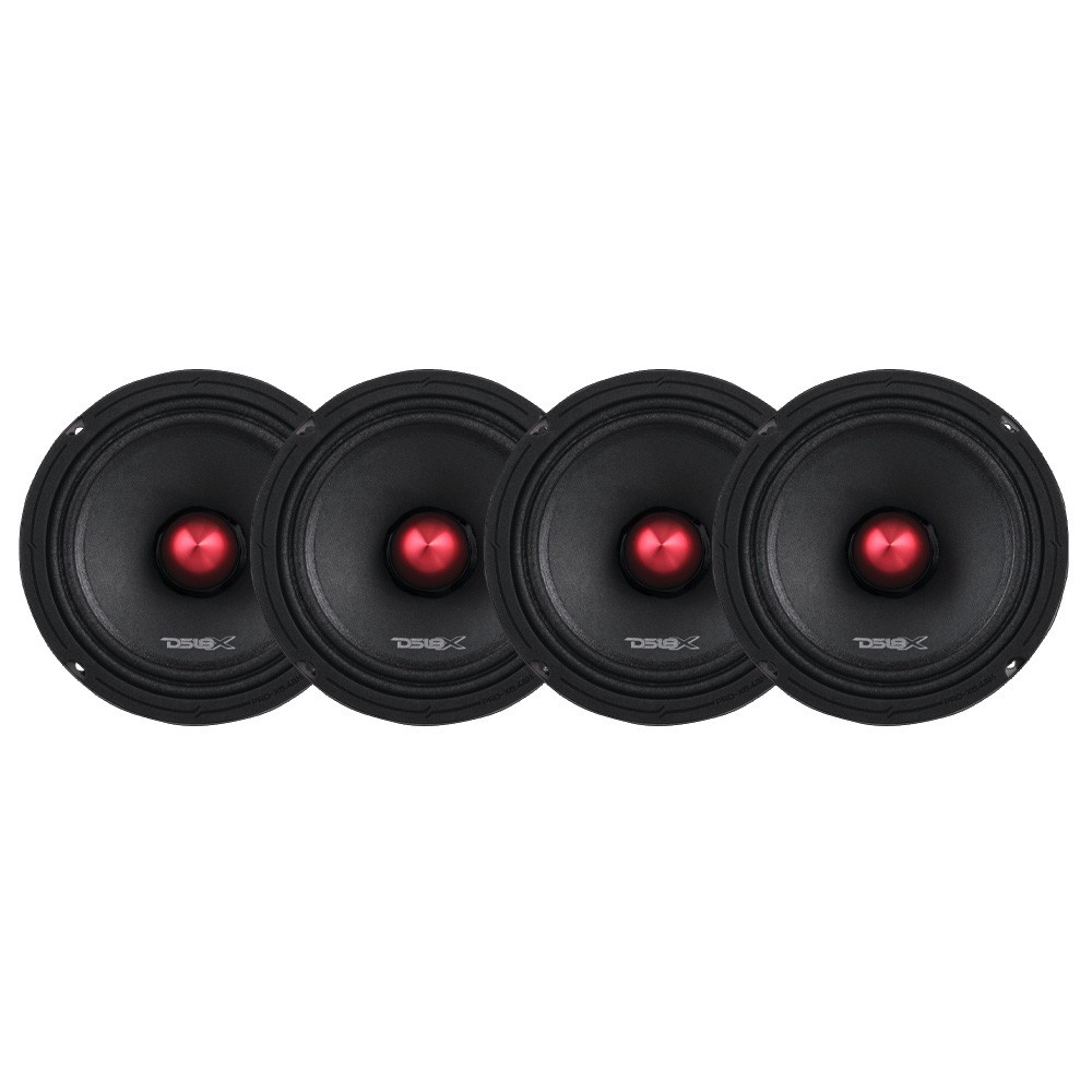 4-Pack DS18 PRO-X6.4BM, 6.5 tums midbas