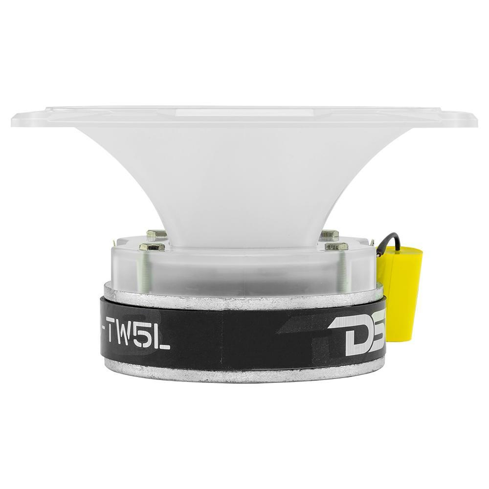 Högtalare med RGB LED-belysning, designad för hög ljudprestanda.