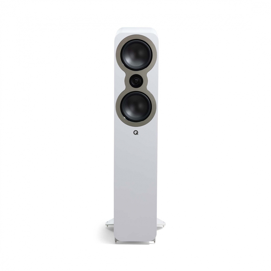 Q Acoustics 3050c 5.0 högtalarpaket med center och surround, vitt