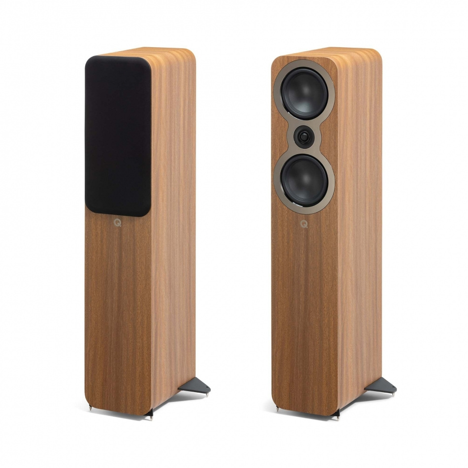 Q Acoustics 3050c 5.0 högtalarpaket med center och surround, ek