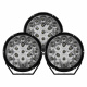 3-pack NIZLED R106DL, 7 tum / 18 cm extraljus, 106W Tre runda LED extraljus med 106W, 7 tum, kraftfull belysning.