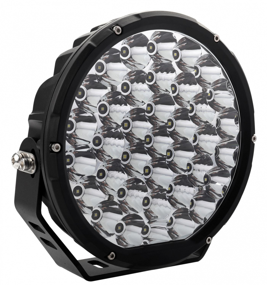 Extralyktor i rund design, 9 tum, 160W, hög ljusstyrka för fordon.