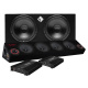Rockford Fosgate R2-2X12 baspaket & Play SPL64 raggarplanka med slutsteg Baslåda med två 12-tums subwoofers och två förstärkarsteg.