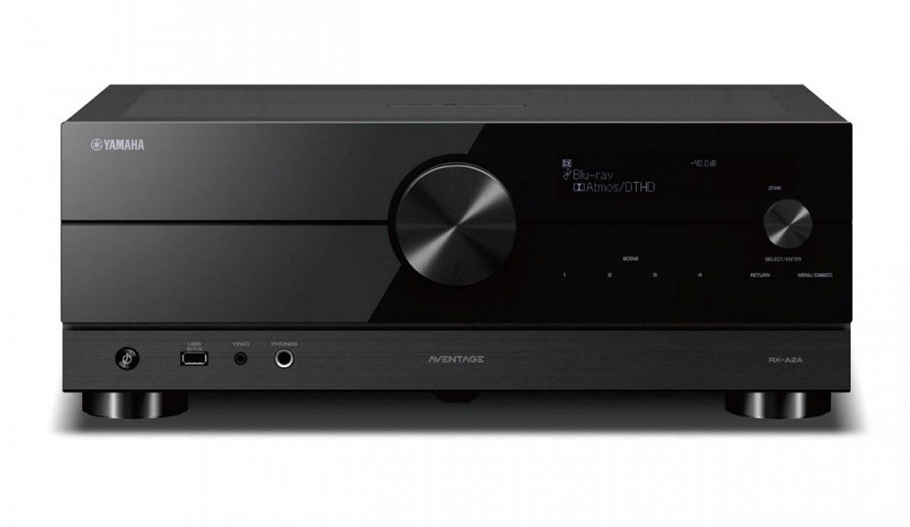 Yamaha RX-A2A med Klipsch Reference-högtalare, 5.1.2 Atmos-hemmabiopaket