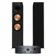 Magnat MA700 & Klipsch R-800F 2.0 stereopaket, svart Ett svart stereopaket med högtalare och förstärkare.