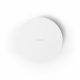 Sonos Ray & Sub Mini 2.1 soundbarpaket, vit En vit ljudbas med Sonos-logotyp. Minimalistisk design.