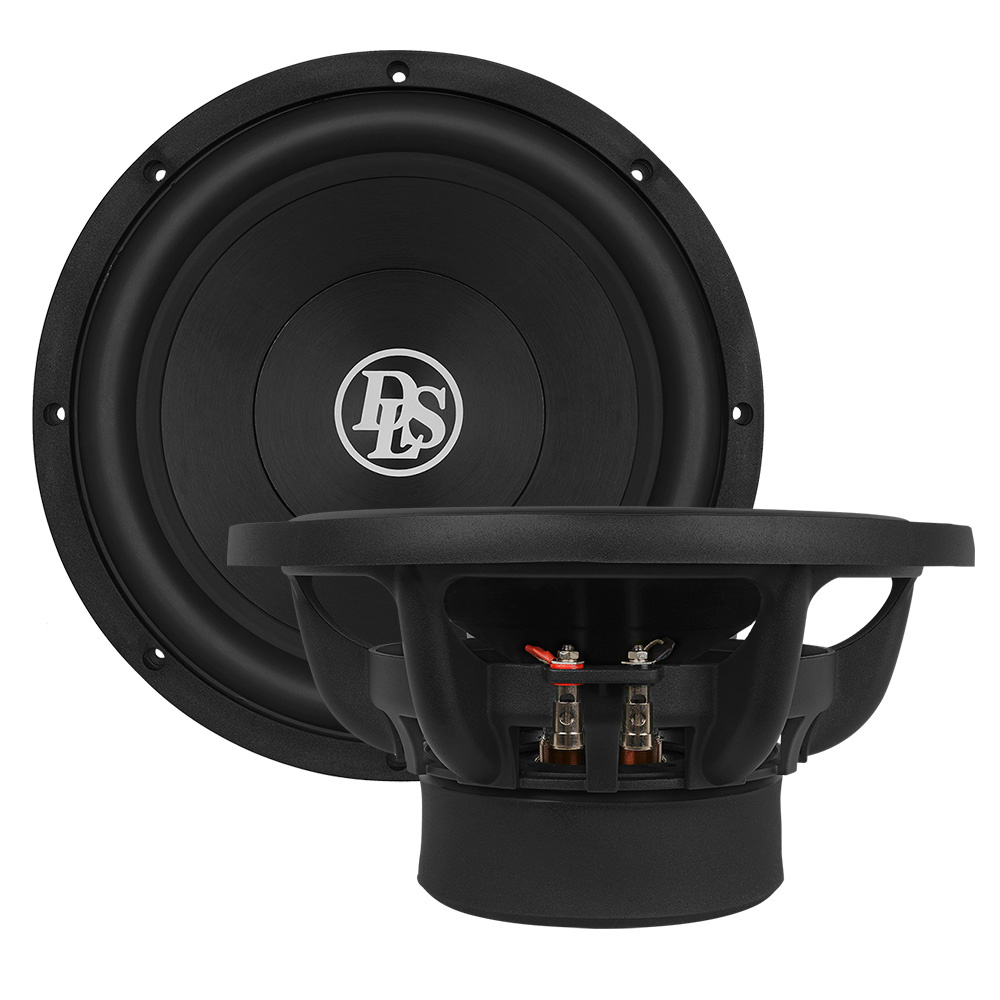 Två stycken 12-tums basar, DLS Reference RCW12.D2, för högkvalitativ ljudprestanda.