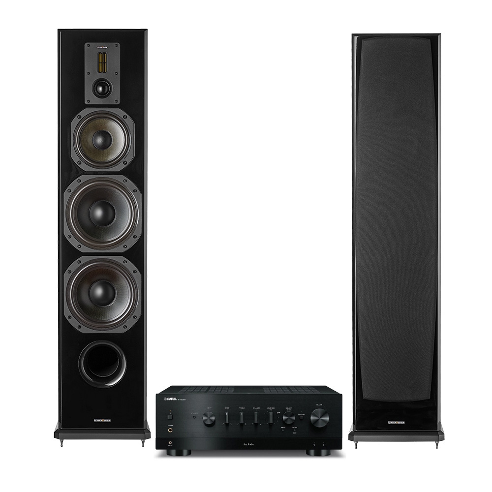 Yamaha R-N800A med Dynavoice Definition DF-8II i ek, stereopaket