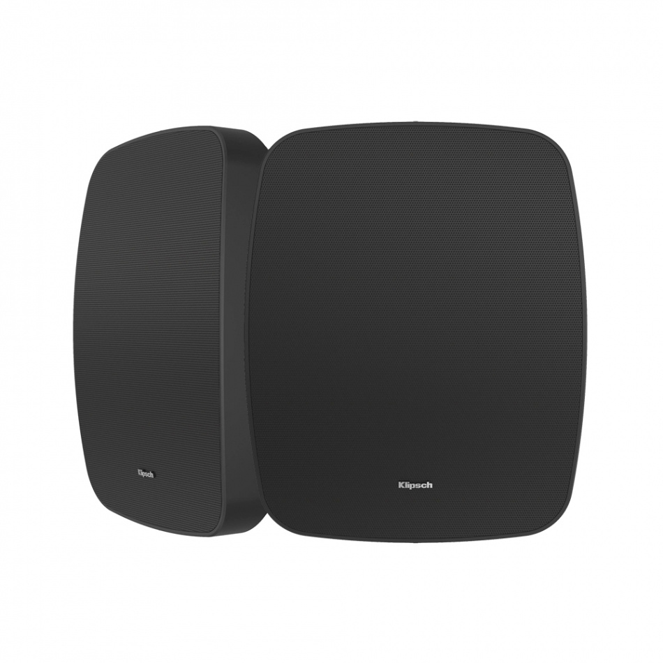 Wiim Amp Pro med Klipsch RSM-650, utomhuspaket i svart