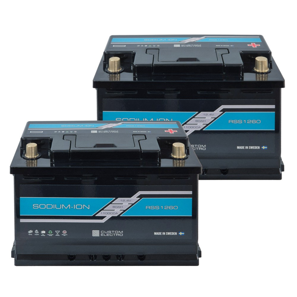 Batteripaket, 2-pack CustomElectro RSS v2 12-60 Sodium-Ion
