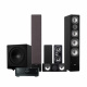 Yamaha RXV-4A & Dynavoice Challenger M-65 EX 5.1 hemmabiopaket, svart Hemmabiopaket med receiver och högtalare i svart.