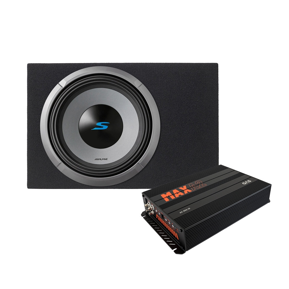 Alpine S2-W12D2 i baslåda med slutsteg, 1x12 baspaket
