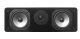 Dynavoice Challenger S-5 högtalarpaket 5.0, svart Svart högtalare med två woofers och en diskant i mitten.