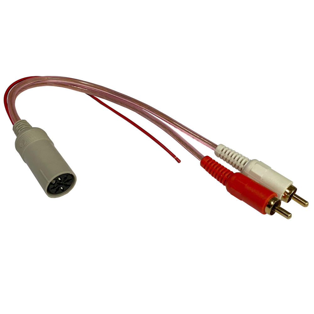 Installationskabel med 1-DIN och ljudkontakter för Saab 9-3 OG.