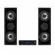 System One A50BT & System One SC155B, stereopaket Stereopaket med två högtalare och en ljudenhet för Bluetooth-anslutning.