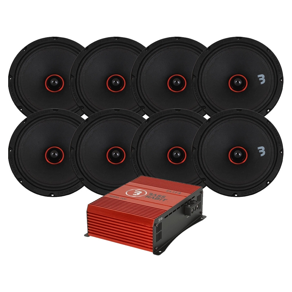 8-pack Bass Habit SE200M med SE850.2DF, SPL-paket