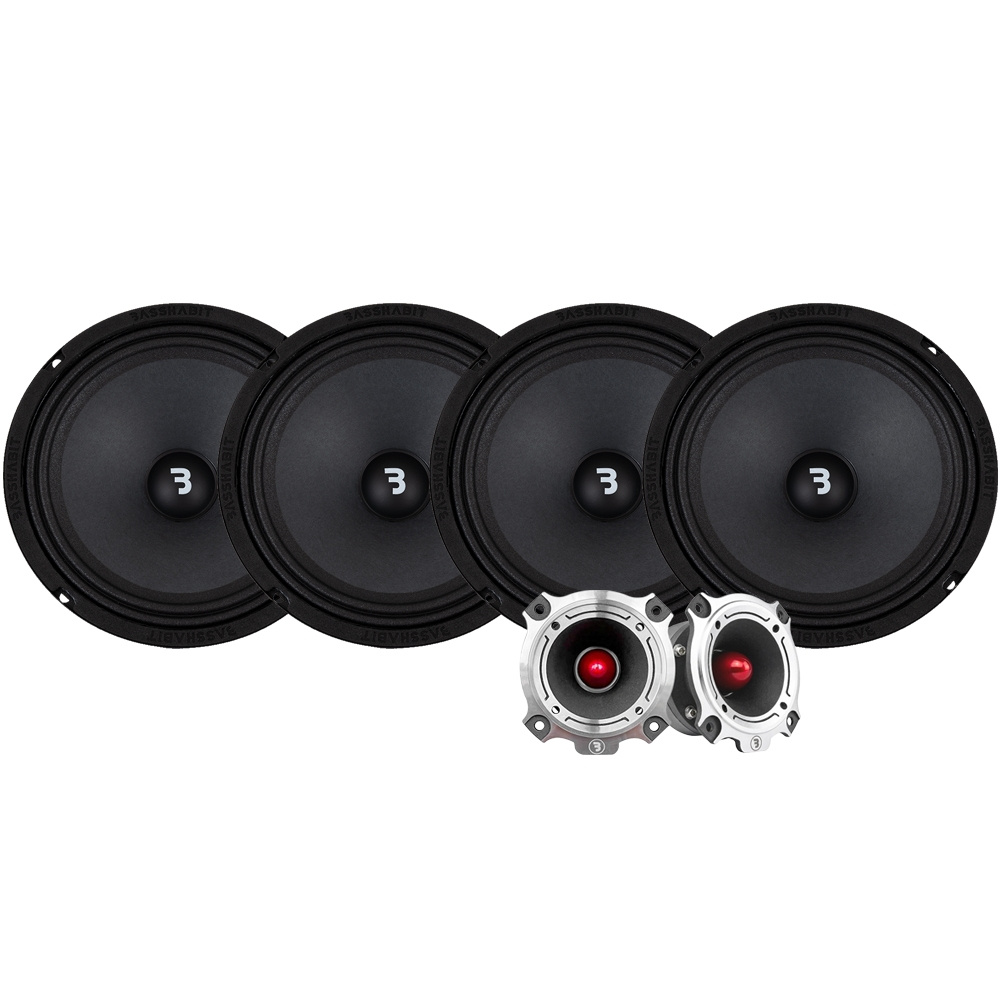4-pack Bass Habit SP200M med SP25HT, SPL-paket
