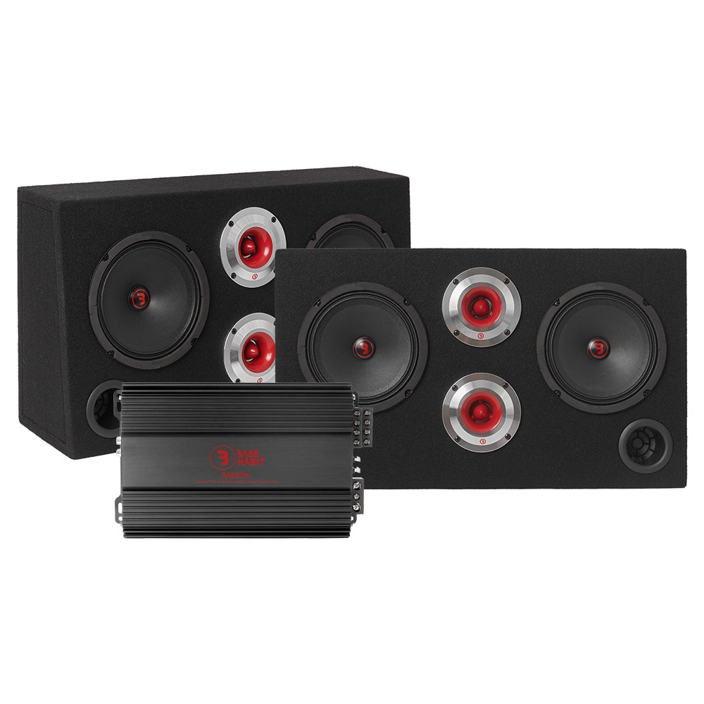 2-pack Bass Habit SRE62 med RA800W