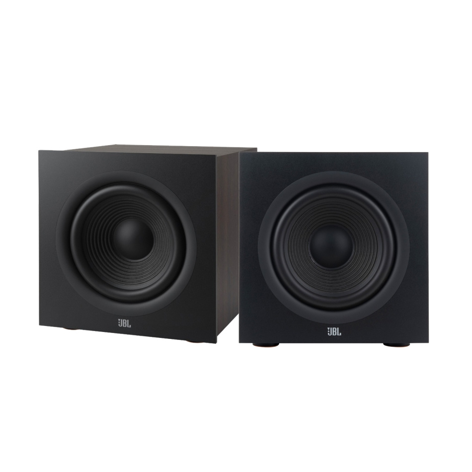 2-pack JBL Stage 200P aktiv 10 tum subwoofer, svart