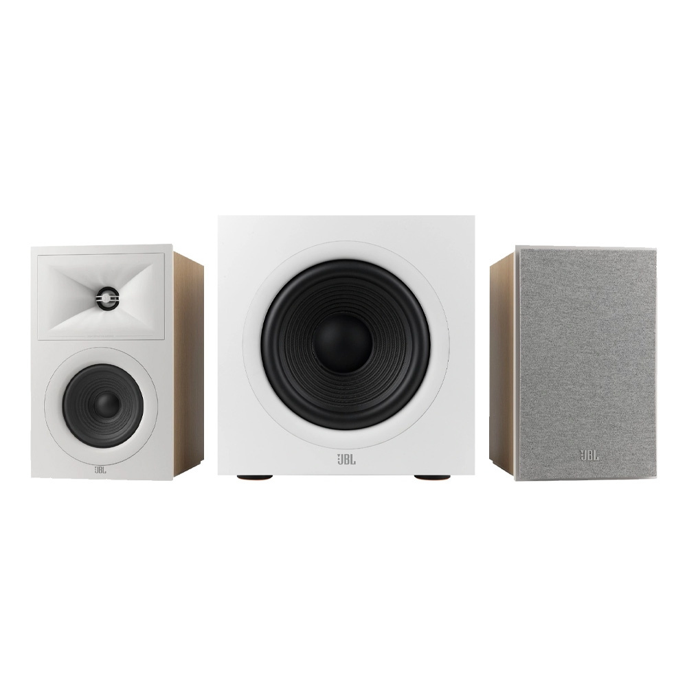 JBL Stage 250B med 200P, 2.1 högtalarpaket vitt