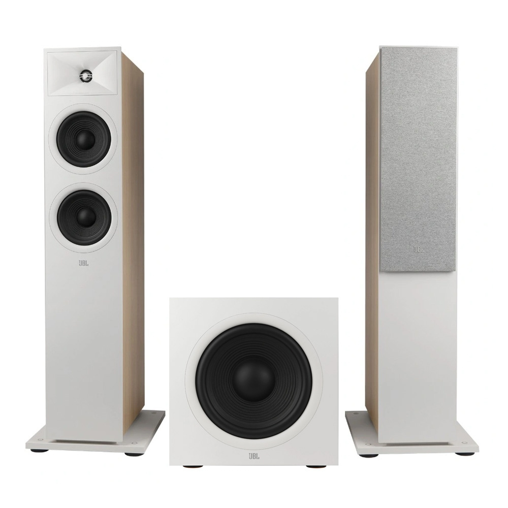 JBL Stage 260F med 220P, 2.1 högtalarpaket vitt