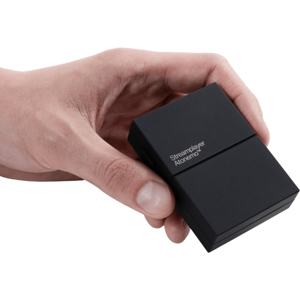 Onkyo GX-30ARC i vitt med Atonemo Streamplayer