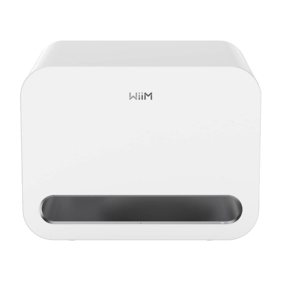 2-pack WiiM Sub Pro kompakt trådlös subwoofer, vit