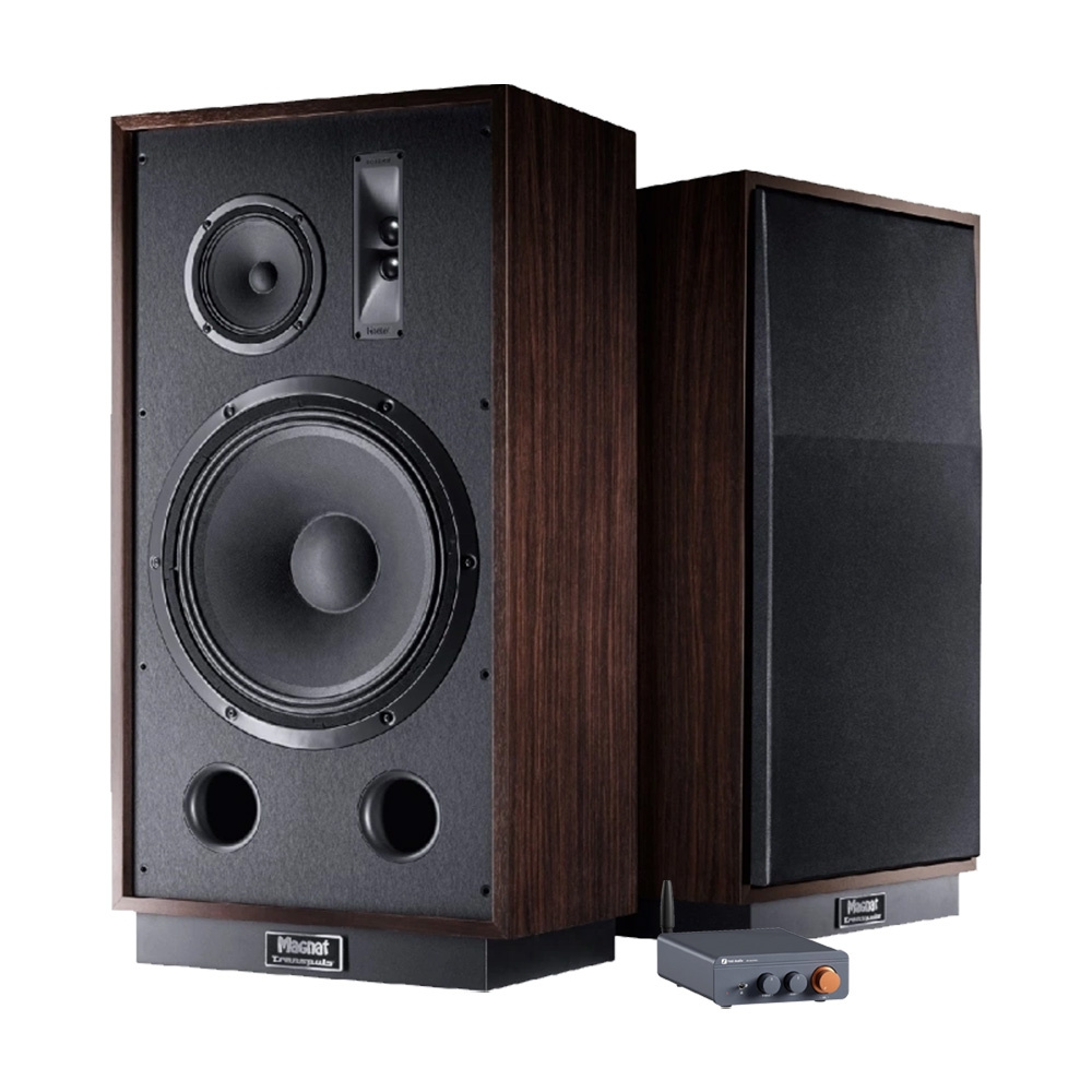 Magnat Transpuls 1500 med Fosi Audio BT20A (48V)