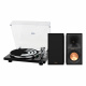 Dayton Audio TT-1BTB med Klipsch R-50PM, vinylpaket Dayton Audio TT-1BTB med Klipsch R-50PM, vinylpaket