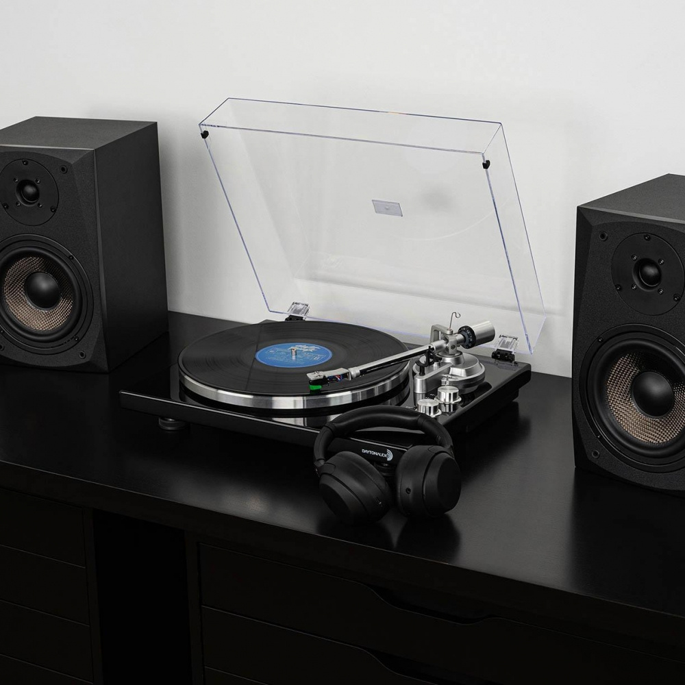 Dayton Audio TT-1BTB med Klipsch R-50PM, vinylpaket