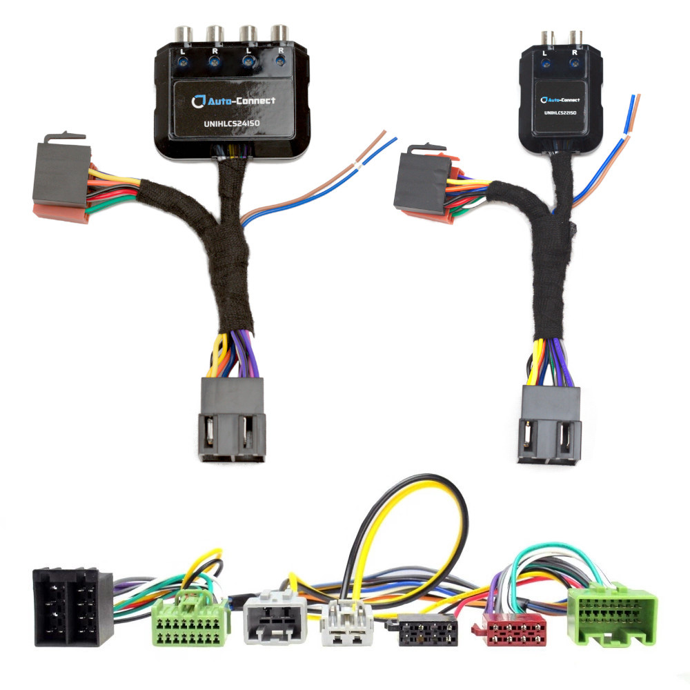 Hög-lågnivåomvandlare med kablar för Volvo 2007-2016, förbättrad prestanda.