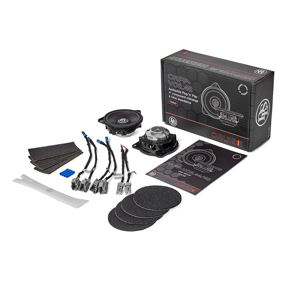 Högtalarkit för DLS Framsystem till Volvo 2014> med Performance eller High Performance.